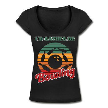 Sport LK T-Shirt - Bowling Vintage Spruch Bowler Fun Bowling Geschenk