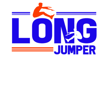 Motiv Weitspringer Weitsprung Dreisprung Geschenk Idee