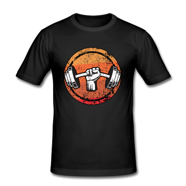 Sport LK T-Shirt - Bankdrücken Gewichtheber Bizeps Sport Gym Fitness