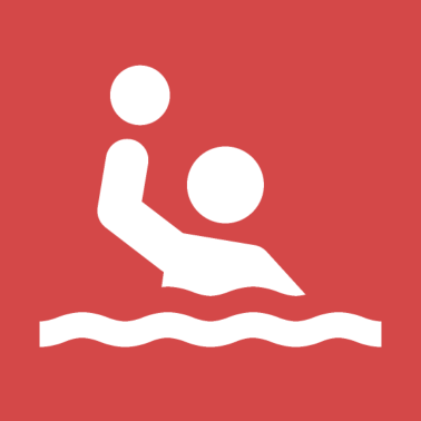 Motiv Wasserball Sportler