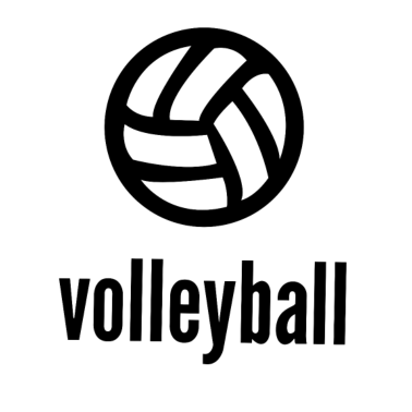 Motiv Volleyball Sportler