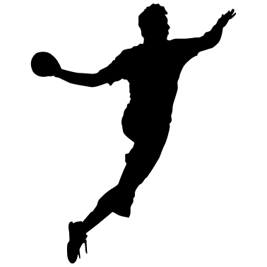 Motiv handball sportler