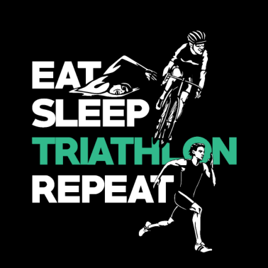 Motiv Triathlon Sportler