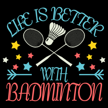Motiv Badminton Sportler