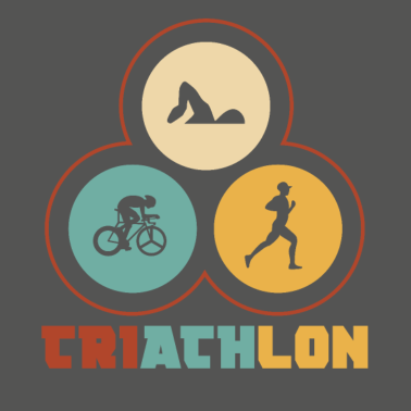 Motiv Triathlon Sportler