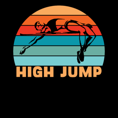 Motiv Hochsprung Sportler