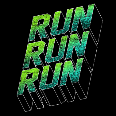 Motiv Laufen Sportler