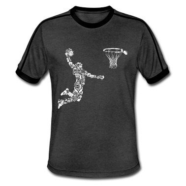 Sport LK T-Shirt - Basketball Spieler Sportler Dunk Kunst Sportler