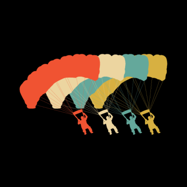 Motiv Gleitschirmfliegen Sportler