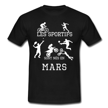Sport LK T-Shirt - Sportler werden im März geboren