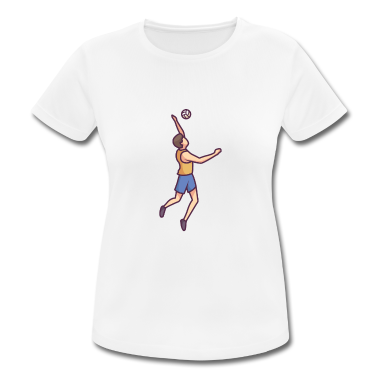 Sport LK T-Shirt - Ein Sportler, der Vollyball spielt