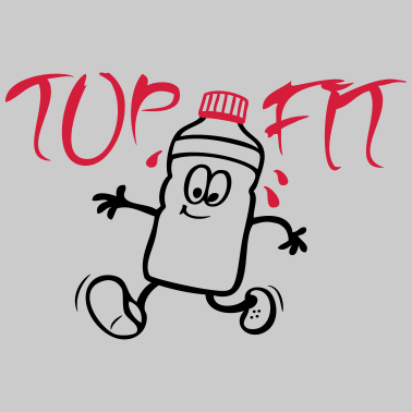 Motiv Sportler, Jogger, Comic