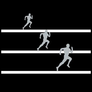 Motiv Marathonläufer Jogger Sportler