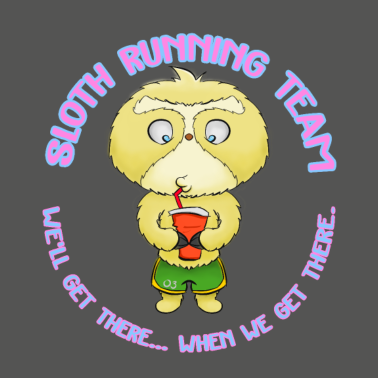 Motiv Faultier Hindernislauf Sportler