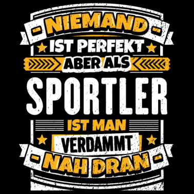Motiv Lustiger Sportler Spruch