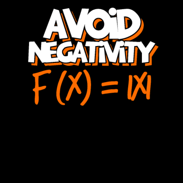 Motiv Mathe Vermeiden Sie Negativität Lustige Kleidung