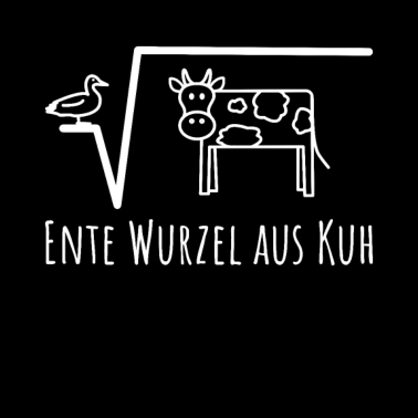 Motiv Ente Wurzel aus Kuh, Mathematik, Mathe Lk
