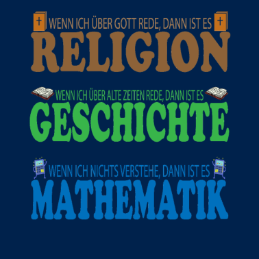 Motiv Mathematik Religion Geschichte Mathe Geschenk
