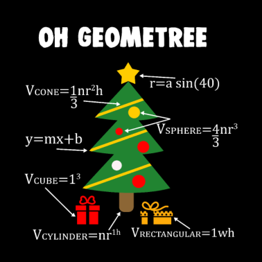 Motiv Oh Geometree Lustiges Mathe Lehrer Weihnachts