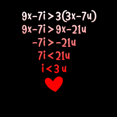 Motiv Mathe Formel Liebe Nerd Mathematiker Geschenk