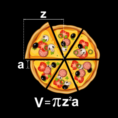 Motiv Pizza Motiv Mathe Radius
