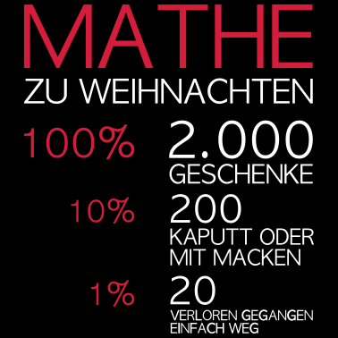 Motiv Mathe zu Weihnachten
