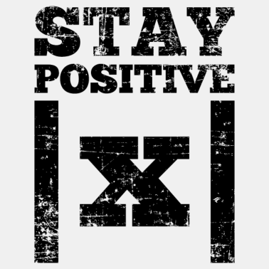 Motiv Stay Positive Betragsfunktion Geschenk