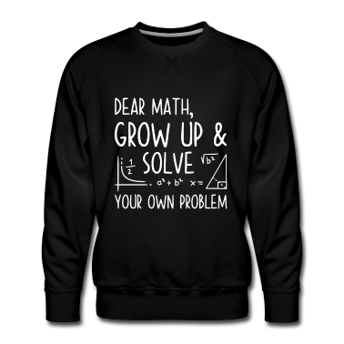 Mathe LK Pullover - Mathe Spruch Mathe werde Erwachsen