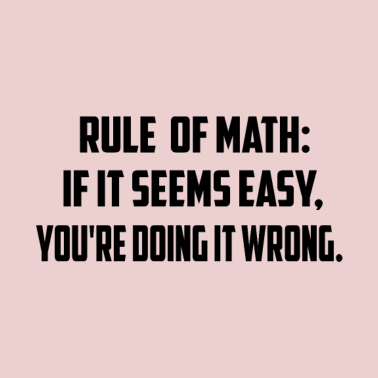 Motiv Math rules Mathe Regeln