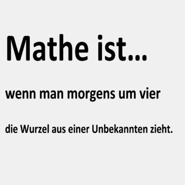 Motiv Mathe ist