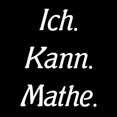 Motiv Ich. Kann. Mathe.