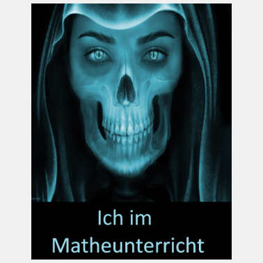 Motiv Ich in Mathe