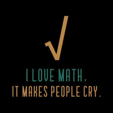 Motiv Ich Liebe Mathe - Lustiges Mathe-Zitat