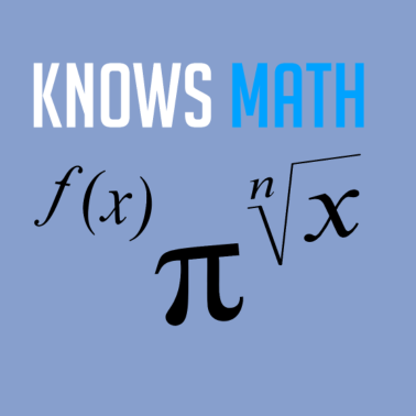 Motiv Knows Math Mathe Geschenk