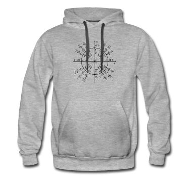 Mathe LK Hoodie - Einheitskreis (Math Art)