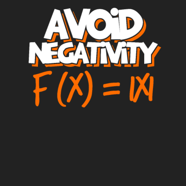 Motiv Mathe Vermeiden Sie Negativität Lustige Kleidung