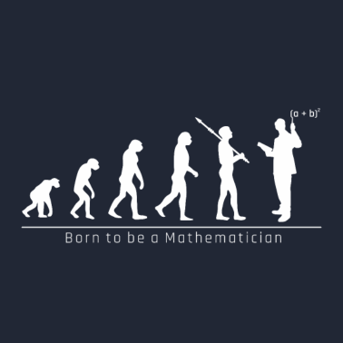 Motiv Evolution Mathematiker lustiges cooles Geschenk