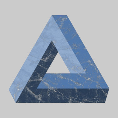 Motiv Unmögliches Dreieck Tribar Optische Illusion Mathe