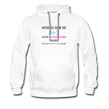 Mathe LK Hoodie - Abitur Mathe Taschenrechner