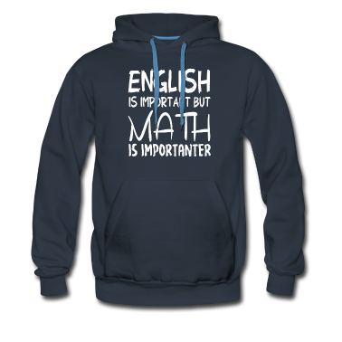 Mathe LK Hoodie - Englisch ist wichtig, Mathematik ist wichtiger