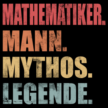 Motiv Mathematiker Mathematik Legende Vintage