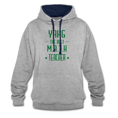 Mathe LK Hoodie - Yang the best math teacher Geschenk