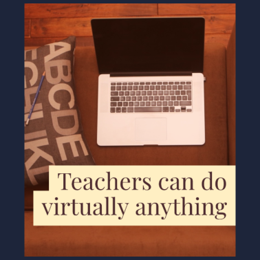 Motiv Lehrer können virtuell alles tun - Geschenk