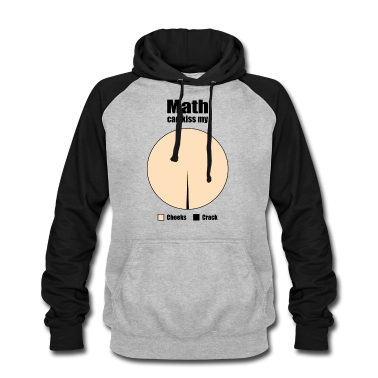 Mathe LK Hoodie - Math Can Kiss My Pie Chart