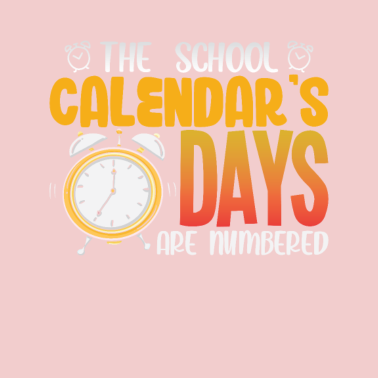 Motiv Die tage des Shulkalenders sind gezählt