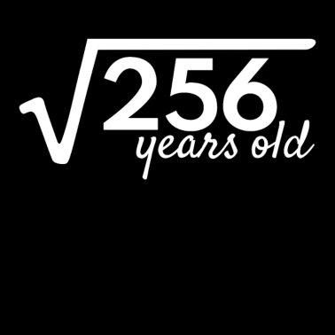 Motiv 16 jahre alt Wurzel Mathe