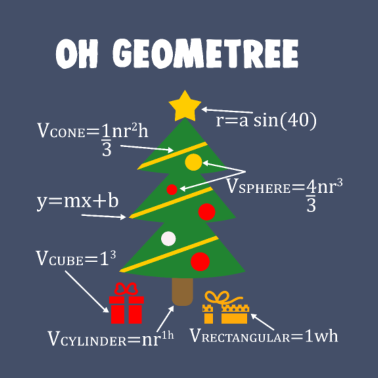 Motiv Oh Geometree Lustiges Mathe Lehrer Weihnachts