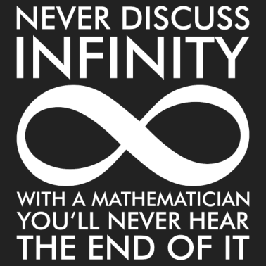 Motiv Unendlichkeit Spruch Mathe Mathematiker Geschenk
