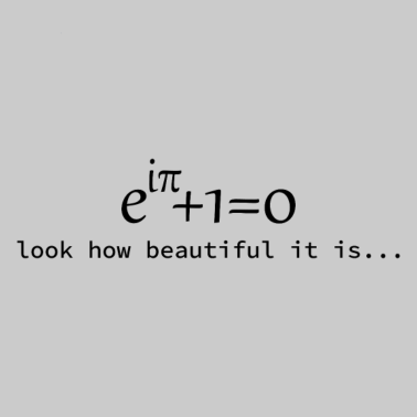 Motiv Eulersche Formel look how beautiful Mathe Geschenk