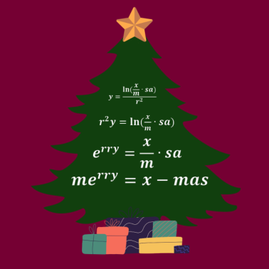Motiv Mathematiker Geschenk Weihnachten Merry X-Mas Nerd